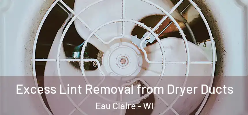 Excess Lint Removal from Dryer Ducts Eau Claire - WI